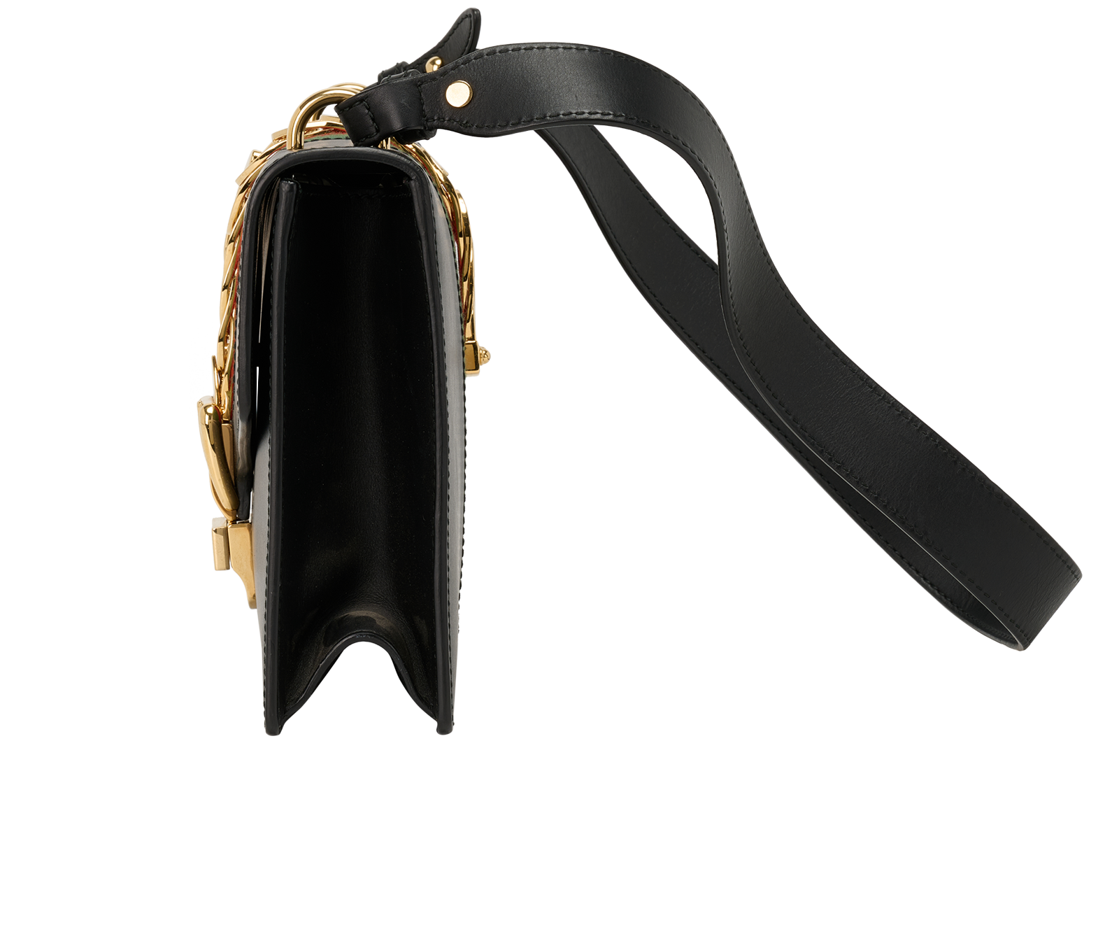 Small Sylvie, &pound;750, Handbags, Navy, Leather, Bottom view